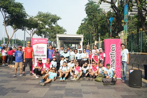 Race photo from Smartfren Run 2024 Vibes