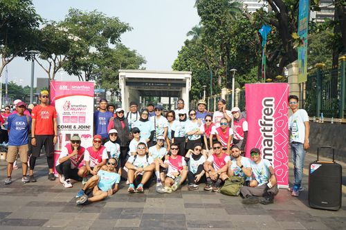 Race photo from Smartfren Run 2024 Vibes