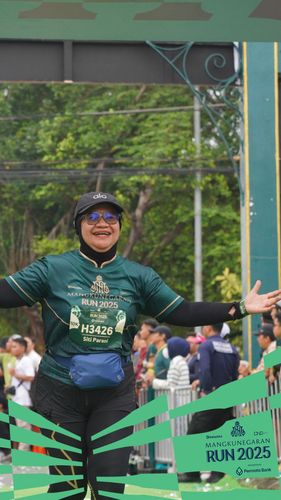 Race photo from Mangkunegaran Run 2025