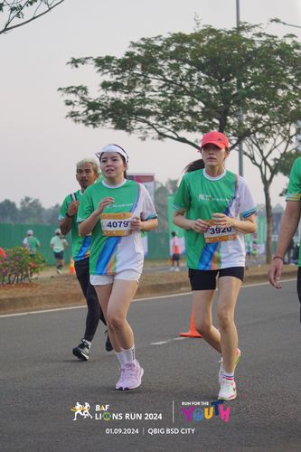 Race photo from BAF LIONS RUN 2024