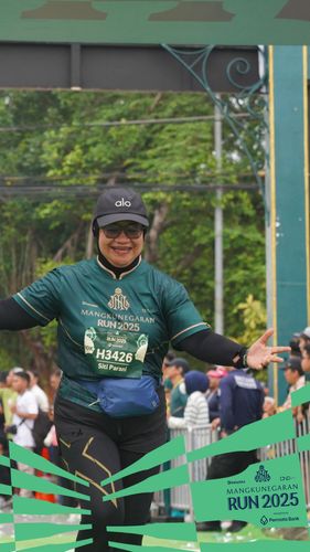Race photo from Mangkunegaran Run 2025