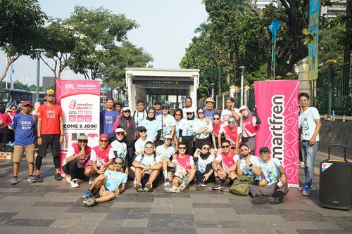Race photo from Smartfren Run 2024 Vibes