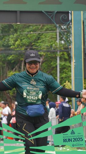 Race photo from Mangkunegaran Run 2025