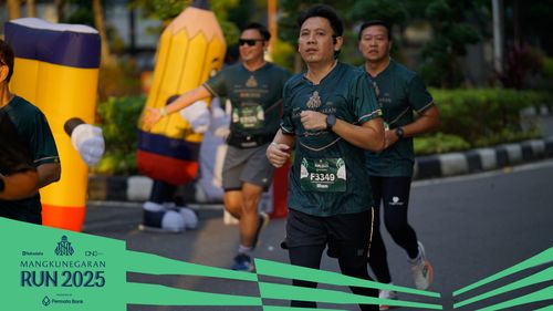 Race photo from Mangkunegaran Run 2025