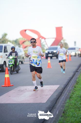 Race photo from Taman Budaya x BOGORUN 2025