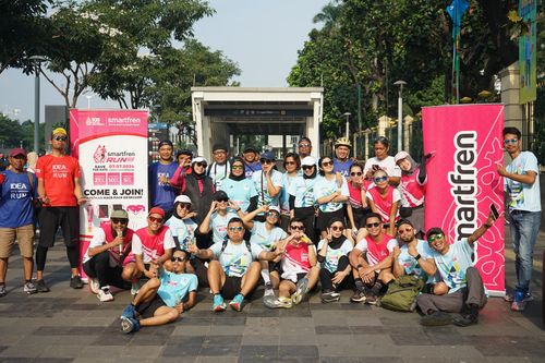 Race photo from Smartfren Run 2024 Vibes