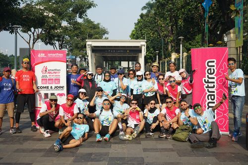 Race photo from Smartfren Run 2024 Vibes
