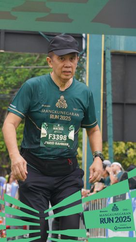 Race photo from Mangkunegaran Run 2025