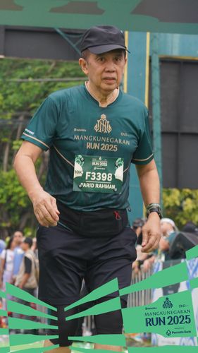 Race photo from Mangkunegaran Run 2025