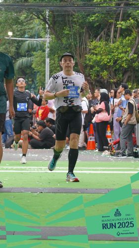 Race photo from Mangkunegaran Run 2025