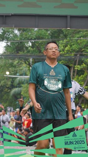 Race photo from Mangkunegaran Run 2025