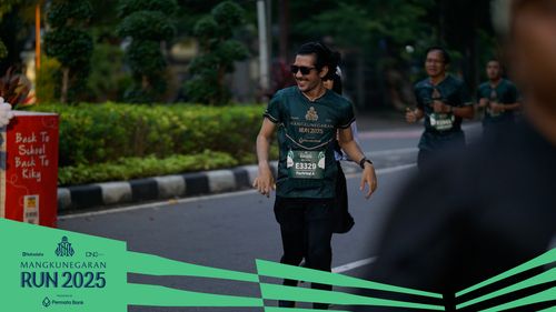 Race photo from Mangkunegaran Run 2025