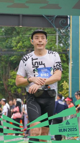 Race photo from Mangkunegaran Run 2025