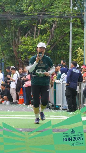 Race photo from Mangkunegaran Run 2025