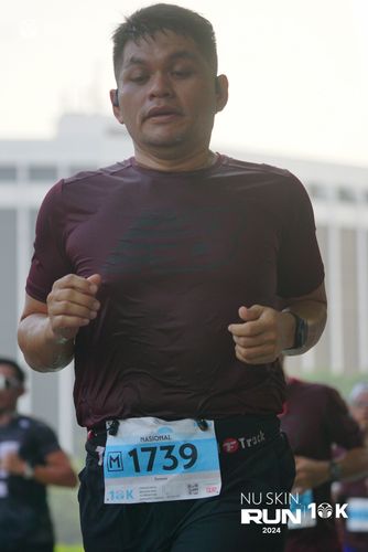 Race photo from Nu Skin Run 10K