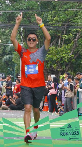 Race photo from Mangkunegaran Run 2025