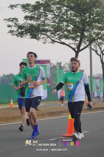 Race photo from BAF LIONS RUN 2024