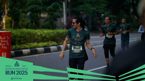 Race photo from Mangkunegaran Run 2025