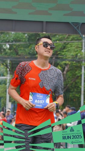 Race photo from Mangkunegaran Run 2025