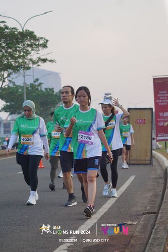 Race photo from BAF LIONS RUN 2024