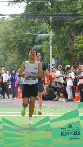 Race photo from Mangkunegaran Run 2025