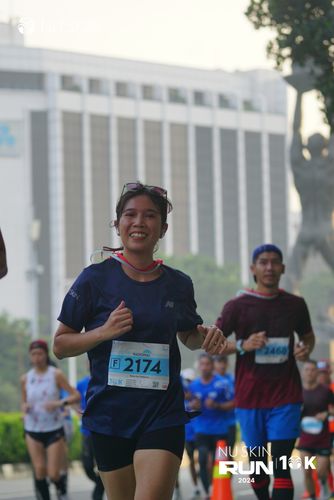 Race photo from Nu Skin Run 10K