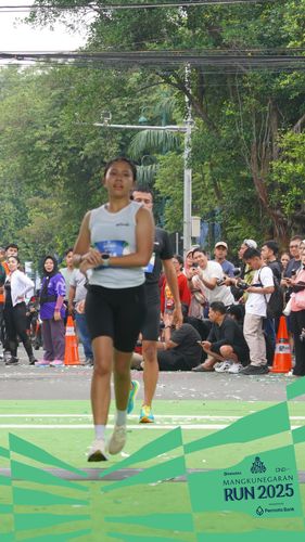 Race photo from Mangkunegaran Run 2025