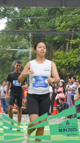 Race photo from Mangkunegaran Run 2025