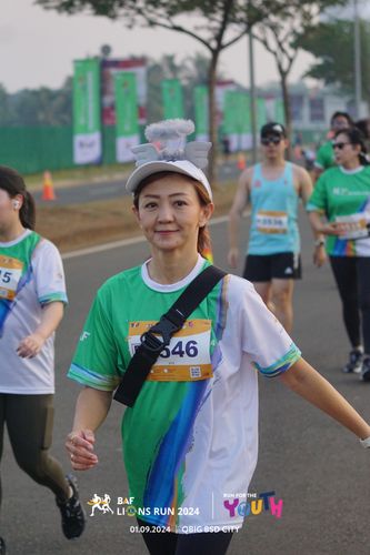 Race photo from BAF LIONS RUN 2024