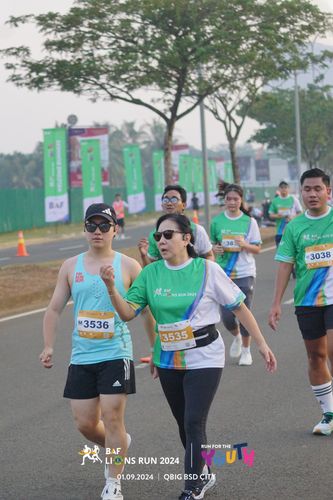 Race photo from BAF LIONS RUN 2024