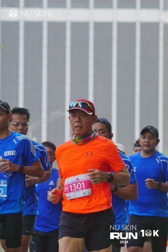 Race photo from Nu Skin Run 10K