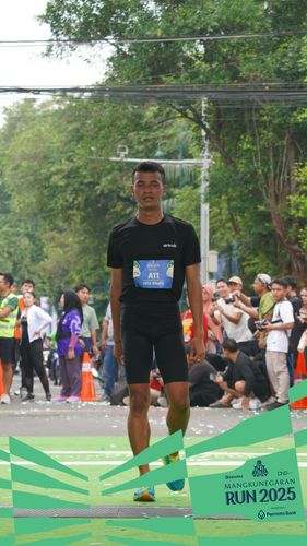 Race photo from Mangkunegaran Run 2025