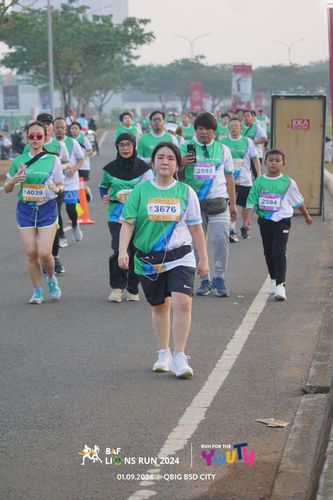 Race photo from BAF LIONS RUN 2024