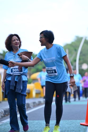 Race photo from KEMLU RUN 2025