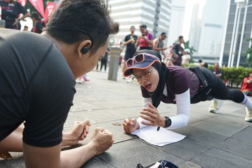 Race photo from One Run 10K Vibes 2024
