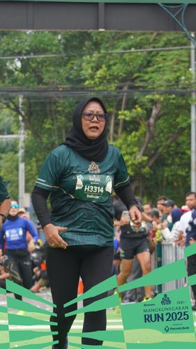 Race photo from Mangkunegaran Run 2025