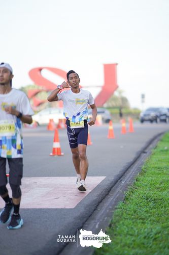 Race photo from Taman Budaya x BOGORUN 2025