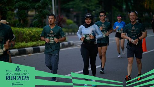 Race photo from Mangkunegaran Run 2025