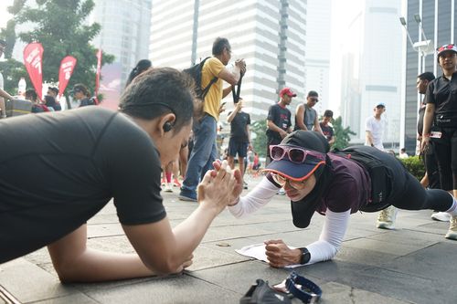 Race photo from One Run 10K Vibes 2024