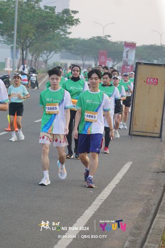 Race photo from BAF LIONS RUN 2024