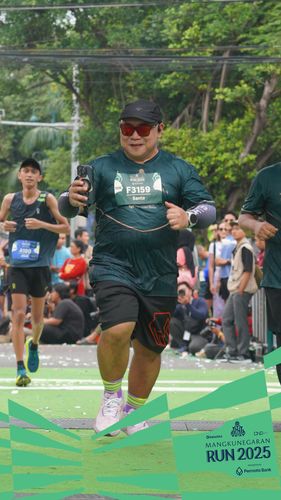 Race photo from Mangkunegaran Run 2025