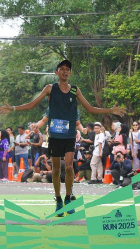 Race photo from Mangkunegaran Run 2025