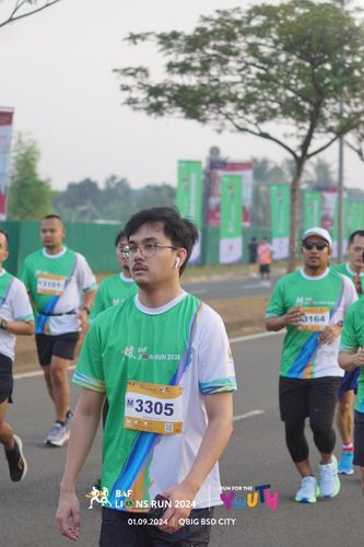 Race photo from BAF LIONS RUN 2024
