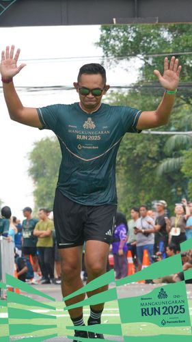 Race photo from Mangkunegaran Run 2025
