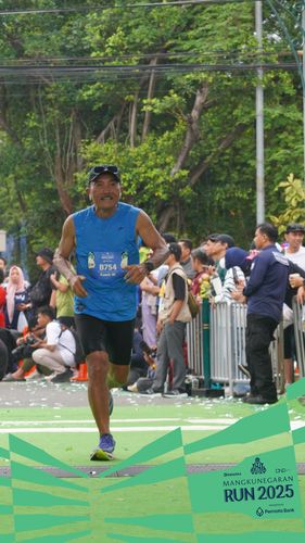 Race photo from Mangkunegaran Run 2025