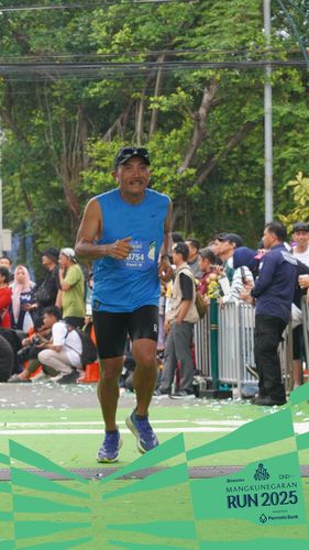 Race photo from Mangkunegaran Run 2025