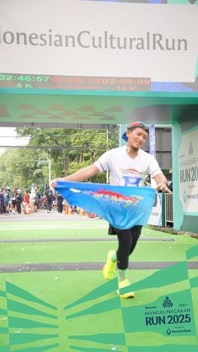 Race photo from Mangkunegaran Run 2025