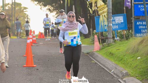 Race photo from Taman Budaya x BOGORUN 2025