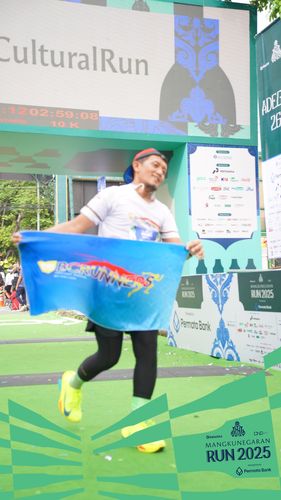 Race photo from Mangkunegaran Run 2025