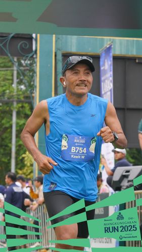 Race photo from Mangkunegaran Run 2025